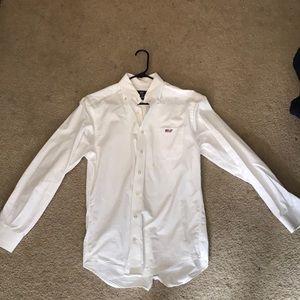 Vineyard Vines White Button Down (S)